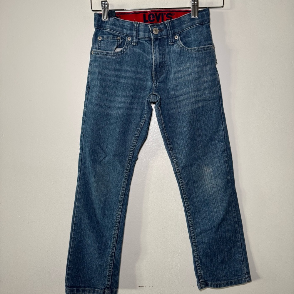 Levi's 511 Straight Leg Medium Wash Jeans Boys Size 8‎